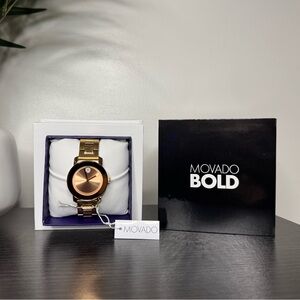 Movado Bold Rose Gold Watch for Women